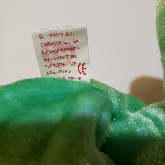 Ty Beanie Babies KICKS Soccer Football Bear - Picture 9 of 9